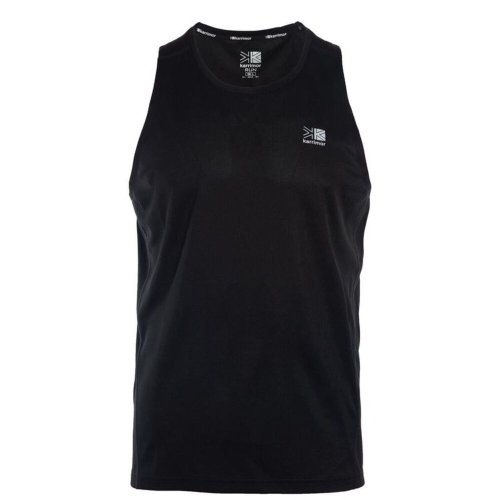 Karrimor Mens Logo Running Tank Top / Black